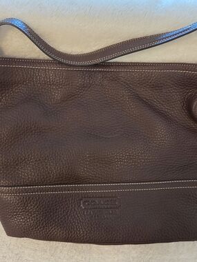 Coach Brown Leather Shoulder Bag